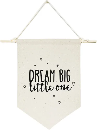 Miniatura 20 de The Cotton & Canvas Co. Cartel de lienzo colgante de pared con alfabeto para bebé, niña, bebé, guardería, habitación de adolescentes y niños