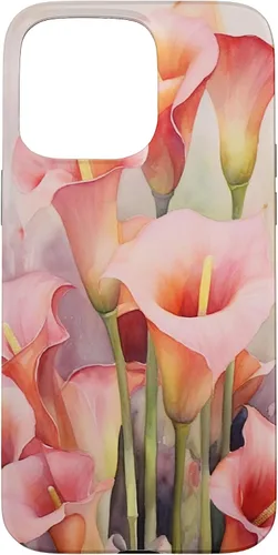 Miniatura 30 de iPhone 13 Pro Calla Lilies Flower Floral Watercolor Case
