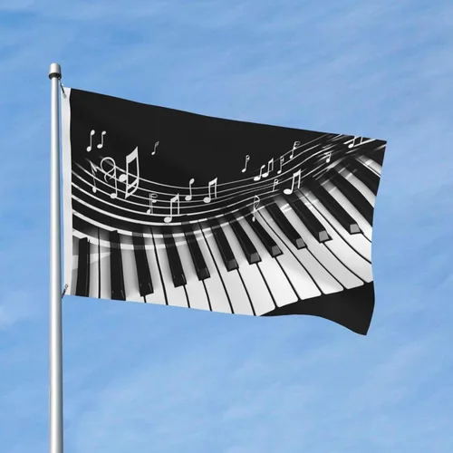 Miniatura 12 de Bandera estadounidense en la pared impresa de doble cara de 3 x 5 pies, bandera de felicitación del día nacional para jardín, patio, casa