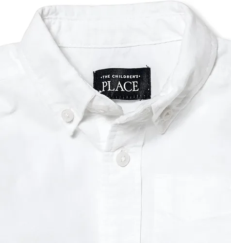Miniatura 2 de The Children's Place Camisa Oxford de manga corta para niño