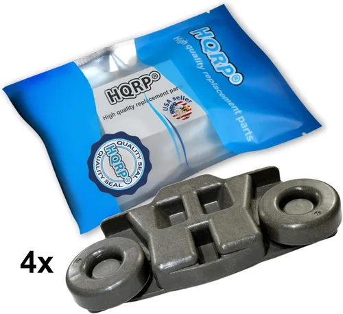 Miniatura 2 de HQRP Paquete de 4 ruedas inferiores compatibles con AP5983730 W10195416V W10105417 PS11722152 W10195416VP GE Whirlpool Kenmore funciona