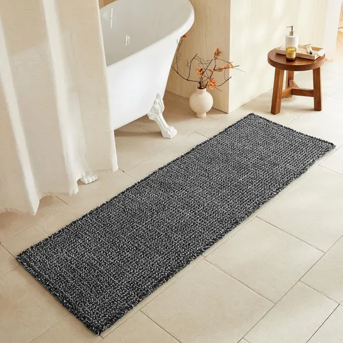 Miniatura 27 de TYUU Tapete de baño estilo gofre, tapete de baño bohemio, antideslizante, lavable, súper absorbente, de secado rápido, bonito tapete de baño