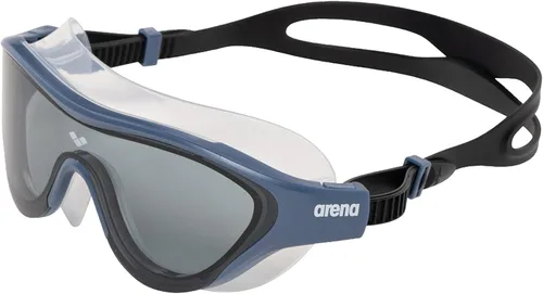 Miniatura 17 de ARENA Gafas de natación unisex para adultos, gafas de natación para hombres y mujeres, de gran ajuste, espejo de policarbonato/lente sin espejo