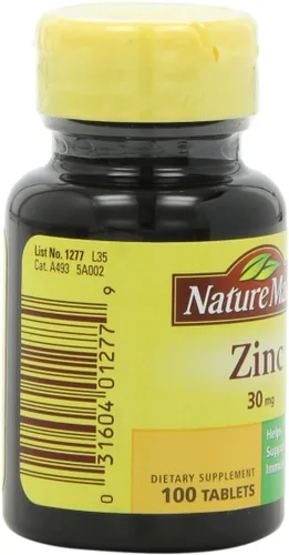 Miniatura 6 de Nature Made Zinc 30 mg, 100 tabletas (paquete de 6)