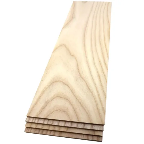 Miniatura 11 de Tablas de fresno para manualidades 1/8 x 16,5 x 38 cm (paquete de 4) Madera maciza de madera dura lista para láser