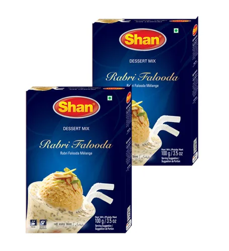 Miniatura 105 de Shan Polvo de crema de mango, 7.05 oz, postre esencial para cualquier ocasión, apto para vegetarianos, bolsa hermética en una caja (paquete de 3)