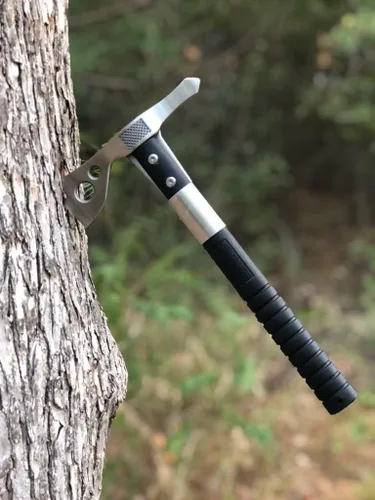 Miniatura 2 de SOG FastHawk Gear F06PN-CP hacha satén, acero inoxidable 420, agarradera GRN, funda de nylon, hoja de 2 pulgadas