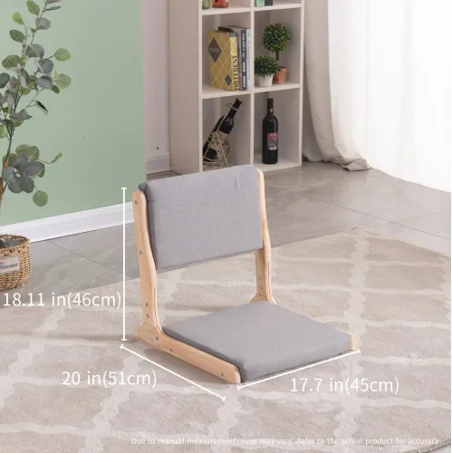 通用 Silla Tatami, silla plegable de meditación, asiento de suelo, silla de sala de estar, silla japonesa portátil sin patas, sofá perezoso para