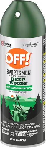 Miniatura 4 de OFF! Deep Woods Sportsmen - Spray repelente de insectos para caza, campamento y pesca, 6 onzas (paquete de 2)