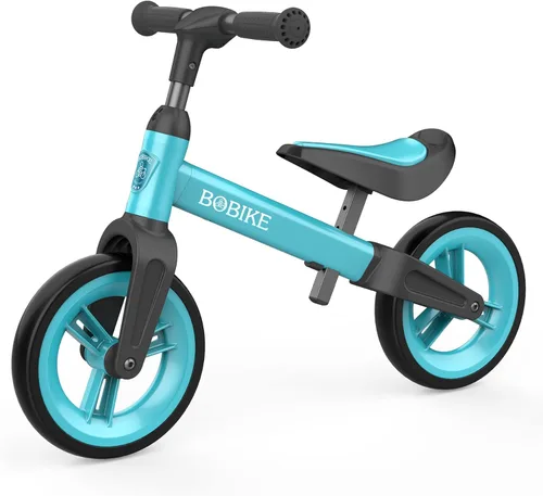 Bobike - Bicicleta de equilibrio para niños pequeños, juguete para niños de 1 a 4 años, niñas y niños, asiento y manillar ajustables, bicicleta de