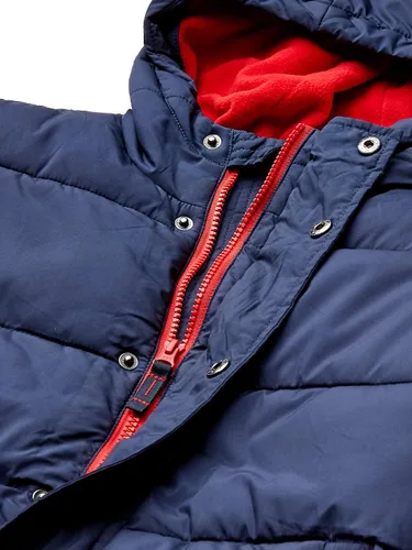 Miniatura 3 de Tienda Essentials - Chaqueta abullonada resistente con capucha para niño