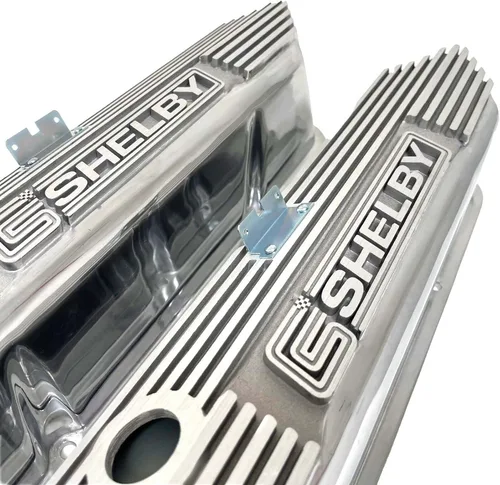 Miniatura 3 de Compatible con Ford FE Tall Shelby Valve Covers – Pulido – Aluminio fundido – Ansen USA