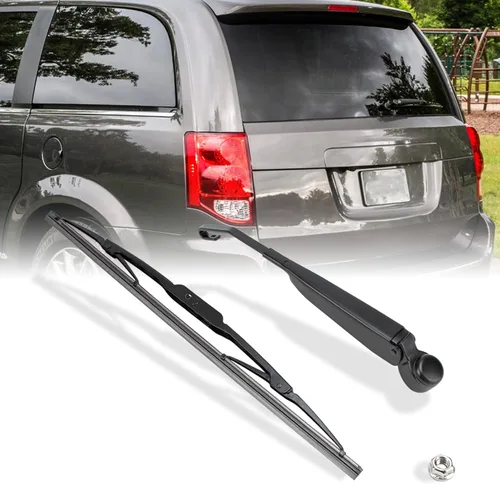 Miniatura 7 de Kit de brazo y cuchilla de acero para limpiaparabrisas trasero compatible con Dodge Grand Caravan 2008-2010, Chrysler Town & Country