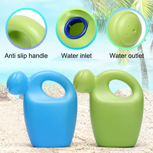 Miniatura 2 de Regadera de arena de playa para niños, lata de agua de plástico Havy Duty para jardín, playa, baño, tiempo de juego, lata de agua, herramientas