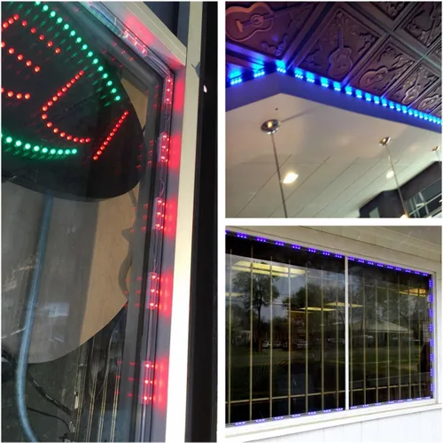 Miniatura 4 de Kit de luces LED para ventana de tienda de 10 pies, módulo de luz LED inyectado RGB 5050 con clavijas de alimentación y control remoto de 24 teclas