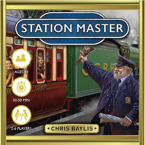 Miniatura 6 de Calliope Games Station Master - Juego de mesa de estrategia de ferrocarril para noche de juegos en familia - Diversión para niños y adultos - 2-6