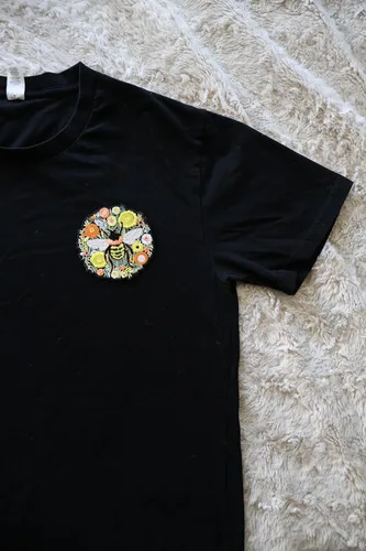 Parche de abejorro – Bonito y realista aplique bordado de insectos para chaquetas, mochilas, sombreros, bolsas y proyectos de manualidades de