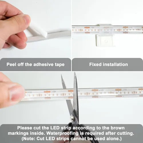 Miniatura 3 de SHUNLEE Luces LED para barco de 40 pies, IP67 COB impermeable, luces LED para pontón, interior de barco para pontón, cubierta, pesca nocturna