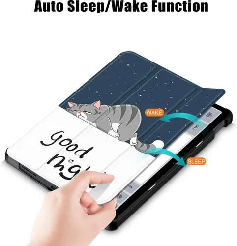 Miniatura 3 de Lazycat - Funda para Xiaomi Redmi Pad SE de 11 pulgadas, carcasa rígida con soporte delgado para Redmi Pad SE 11 2023 con función de encendido