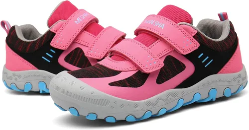 Miniatura 7 de Mishansha Zapatos de senderismo para niños y niñas de punto de malla tenis de caña baja para exteriores senderismo escalada correr
