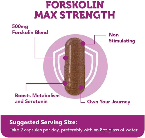 Miniatura 4 de Vitamina Bounty, Forskolin, 0.1763 oz, 60 ct