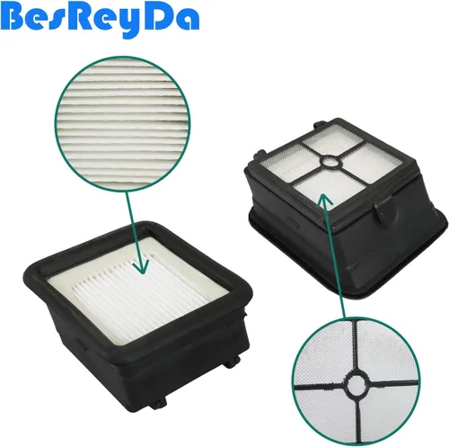 Miniatura 6 de 4 juegos de filtros HEPA de repuesto iFloor 3 y rollos de cepillo compatibles con iFloor 3 y Floor One S3 aspiradora inalámbrica en seco y húmedo