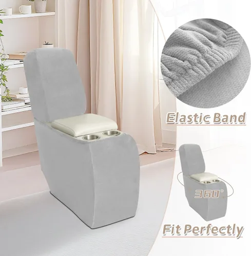 Miniatura 694 de Arfntevss Fundas de sofá seccional reclinable de terciopelo, Funda de sofá seccional de esquina para sofá reclinable, Funda elástica suave