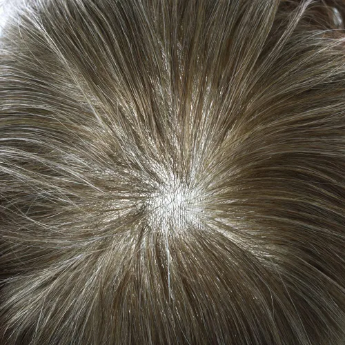 Miniatura 3 de Toupee - Sistema de cabello para hombre, 0.002 in, piel ultrafina, bucle en V, aspecto natural, piezas de pelo para hombre, tupé, piezas de repuesto