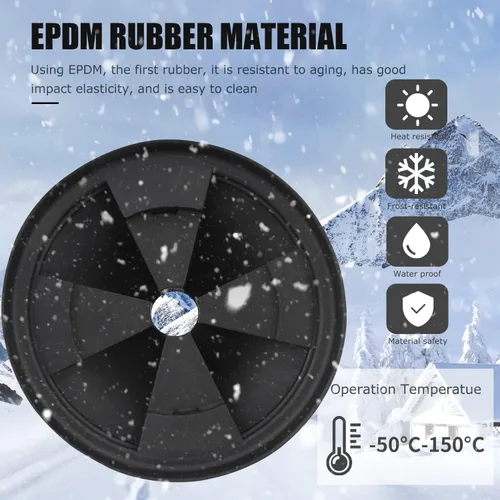 Miniatura 6 de Protectores contra salpicaduras de eliminación de basura, 3 3/8 pulgadas, inserto de drenaje de goma EPDM para InSinkErator Evolution Series 2024
