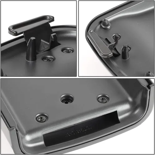 Miniatura 4 de Auto Dynasty Tapa de reposabrazos de consola central ABS estilo OE con pestillo compatible con Chevy Trailblazer GMC Envoy Isuzu Ascender 02-09