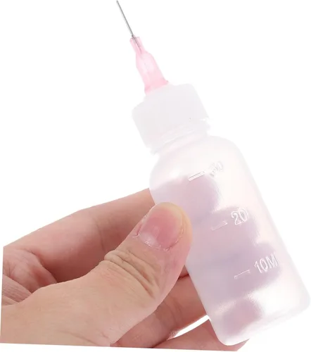 Miniatura 5 de EXCEART 1 juego de botellas de herramientas para esmalte de cerámica de punta fina botella de esmalte de cerámica herramienta de cerámica puntas