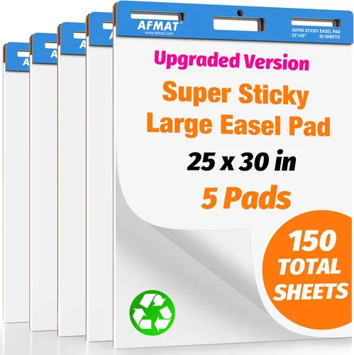 AFMAT EP35 25 in x 30 in Flip Chart Paper for Teachers