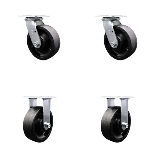 Miniatura 50 de Service Caster Marca – Compatible con/reemplazo para – Carritos de limpieza de conserje – Se adapta a la mayoría de carritos de limpieza Rubbermaid