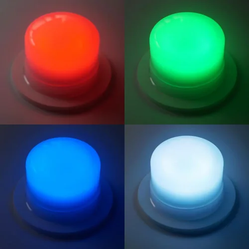 Miniatura 4 de Mr.Go Módulo de luz LED de repuesto con control remoto y cargador LED cubo y luces de bola, paquete de 1, (LM83-6)