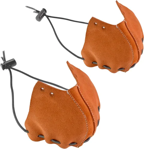 WIFA - Gorras protectoras para patines - Punteras de cuero, protectores con cordón de goma, patines de ruedas, Derby Naranja