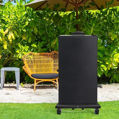 Miniatura 7 de Soporte para Ahumador de Servicio Pesado – Base Móvil Universal para Ahumadores Eléctricos (Vertical/Digital), Construcción Totalmente de Acero