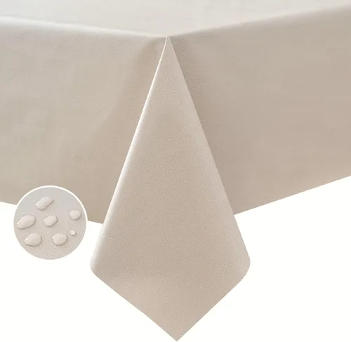 Miniatura 9 de NLMUVW - Mantel de plástico transparente 100% resistente al agua, a prueba de aceite y derrames, mantel de PVC, fácil de limpiar, para cocina