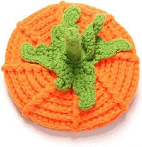 Miniatura 4 de Kafeimali - Gorro de punto unisex para bebé, diseño de calabaza