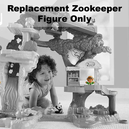 Miniatura 4 de Pieza de repuesto para Safari Playset – Fisher-Price Little People Share and Care Safari FHF35 – Incluye 1 figura de Zookeeper