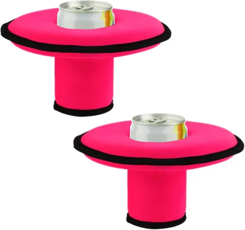 Miniatura 6 de Soporte flotante de neopreno para bebidas, portavasos flotante, para piscina, fiesta, diversión acuática, se adapta a latas/botellas delgadas