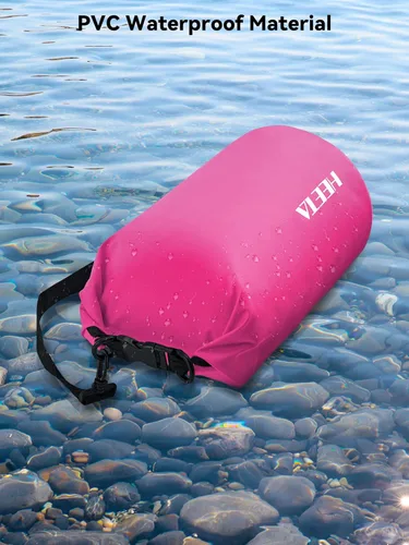 Miniatura 3 de HEETA - Bolsa seca impermeable para mujeres y hombres (versión actualizada) 5 L/10 L/20 L/30 L/40 L, bolsa de almacenamiento seca ligera con parte