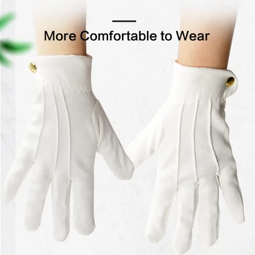 Miniatura 5 de CRICAL Guantes de billar Competición Árbitro Guantes Blanco 2PCS Billar Billar Cómodo Accesorios Profesionales