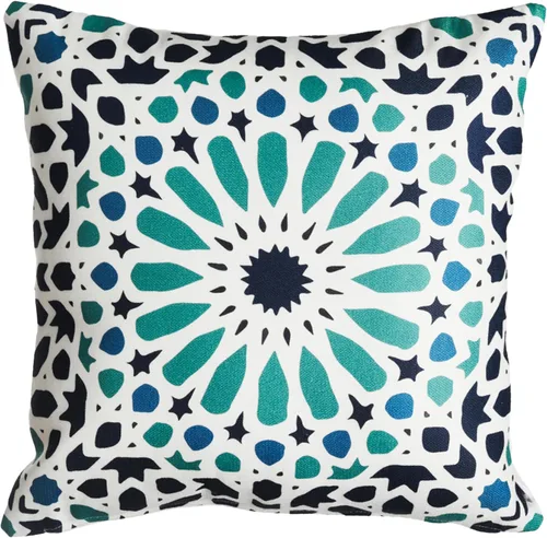 Miniatura 11 de Fab Habitat Almohadas para interiores y exteriores hechas de hilo de poliéster reciclado, resistente a las manchas, lavable a máquina, inserto Ondas