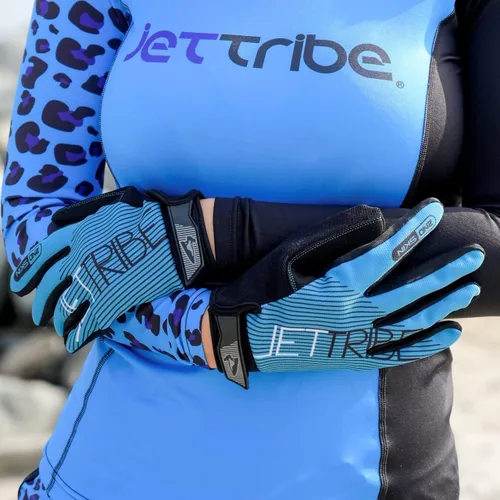 Miniatura 3 de Jettribe Guantes de moto acuática PWC serie GP-30 dedos completos delgados y transpirables hombres, mujeres y jóvenes Accesorios de recreación