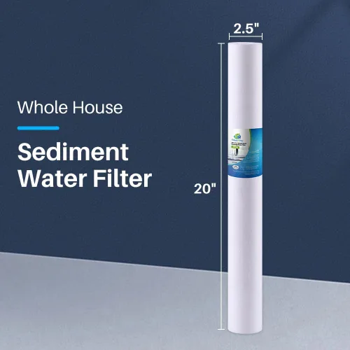 Miniatura 5 de CFS Cartuchos de filtro de agua de sedimentos hilados de 20 x 2.5 pulgadas compatibles con modelos EV953420 y 13459 - Filtro de repuesto de 5 micras