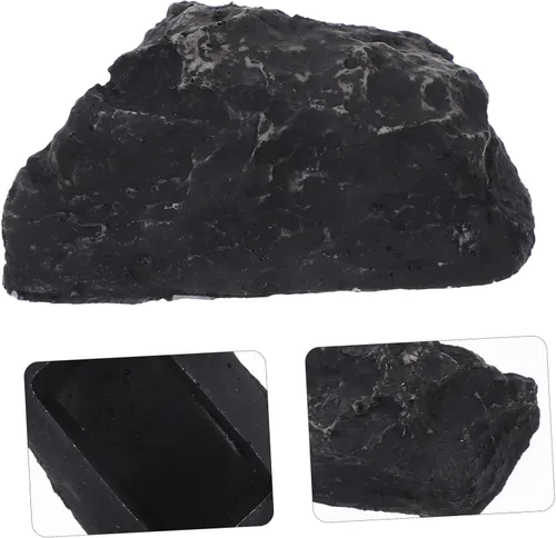 Miniatura 8 de VILLCASE Caja oculta de llaves de piedra realista, impermeable, para uso en exteriores, jardín y patio, discreto almacenamiento de llaves ocultas