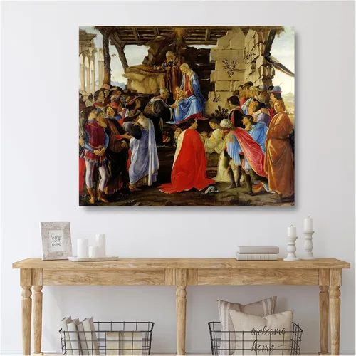 Miniatura 832 de A&T ARTWORK Campo de trigo con cipreses de Van Gogh Las reproducciones de arte clásico mundial, impresiones en lienzo giclée para decoración