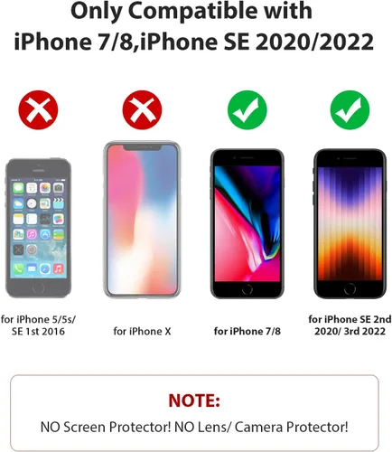 Miniatura 2 de Jelanry para iPhone 5/ 5S/ SE 1ª Generación (2016) Funda de uso rudo resistente a prueba de golpes de doble capa, carcasa protectora deportiva