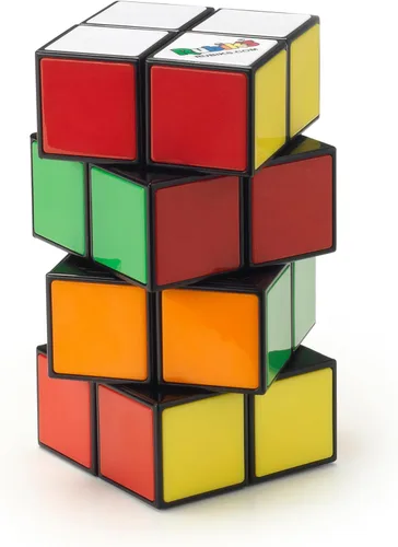 Miniatura 6 de Rubik's Cubo, torre de 2 x 2 x 4, complejo para resolver problemas, rompecabezas clásico a juego de colores, juguete para ansiedad, rompecabezas