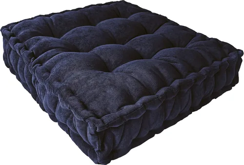 Miniatura 10 de Verpert Almohada de suelo de 25 x 25 pulgadas, cojín cuadrado de meditación, asientos de suelo para adultos, cojín de asiento capitoné de gran